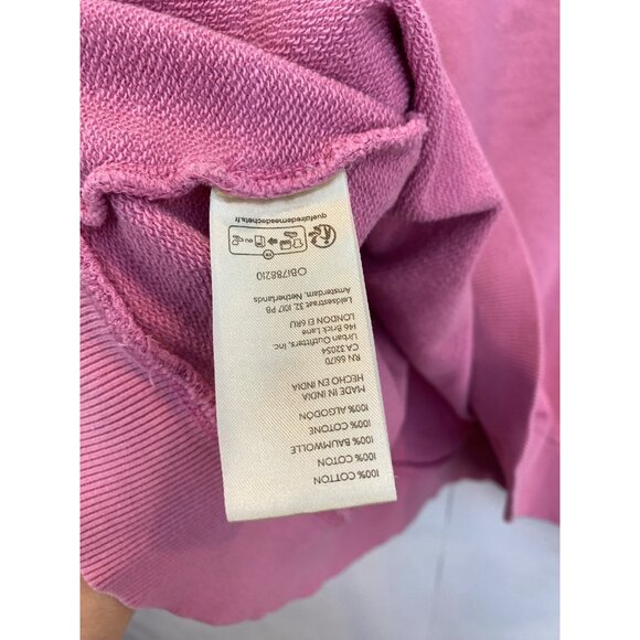 Anthropologie Maeve City Crew Austin Pink Pullover Sweatshirt Size Medium - Picture 9 of 9
